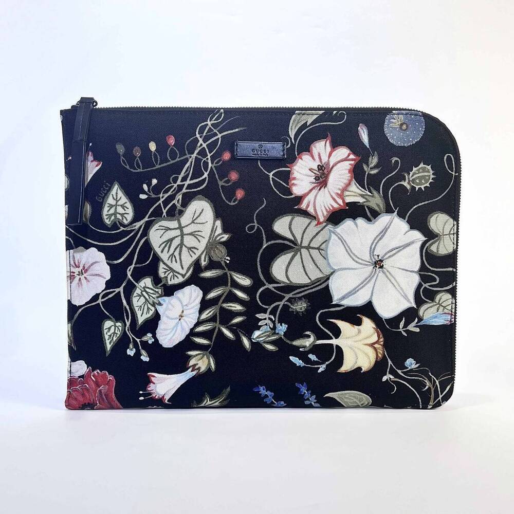 GUCCI Flower Clutch Bag Shoulder